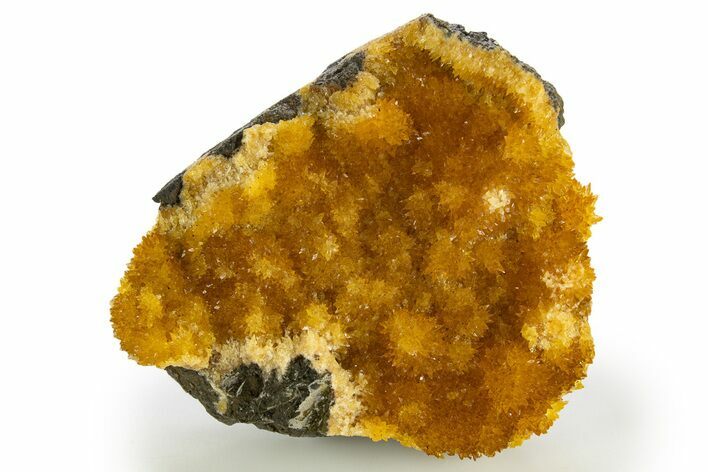 Intense Orange Calcite Crystal Cluster - Poland #331984